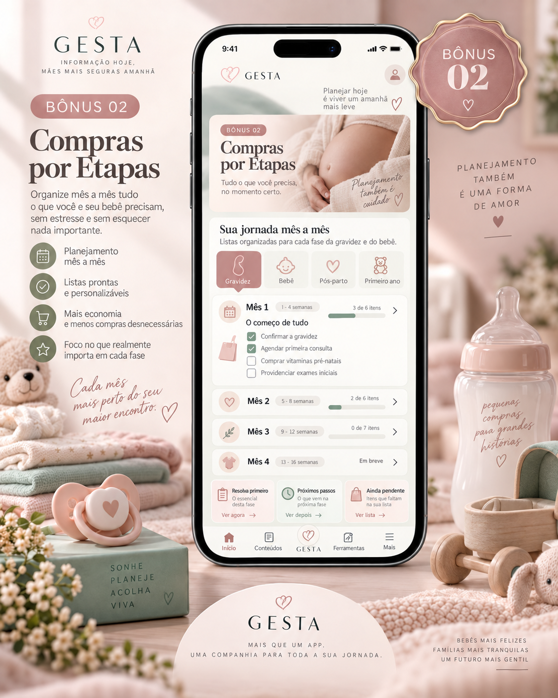 Mockup do bônus 02 Compras por Etapas
